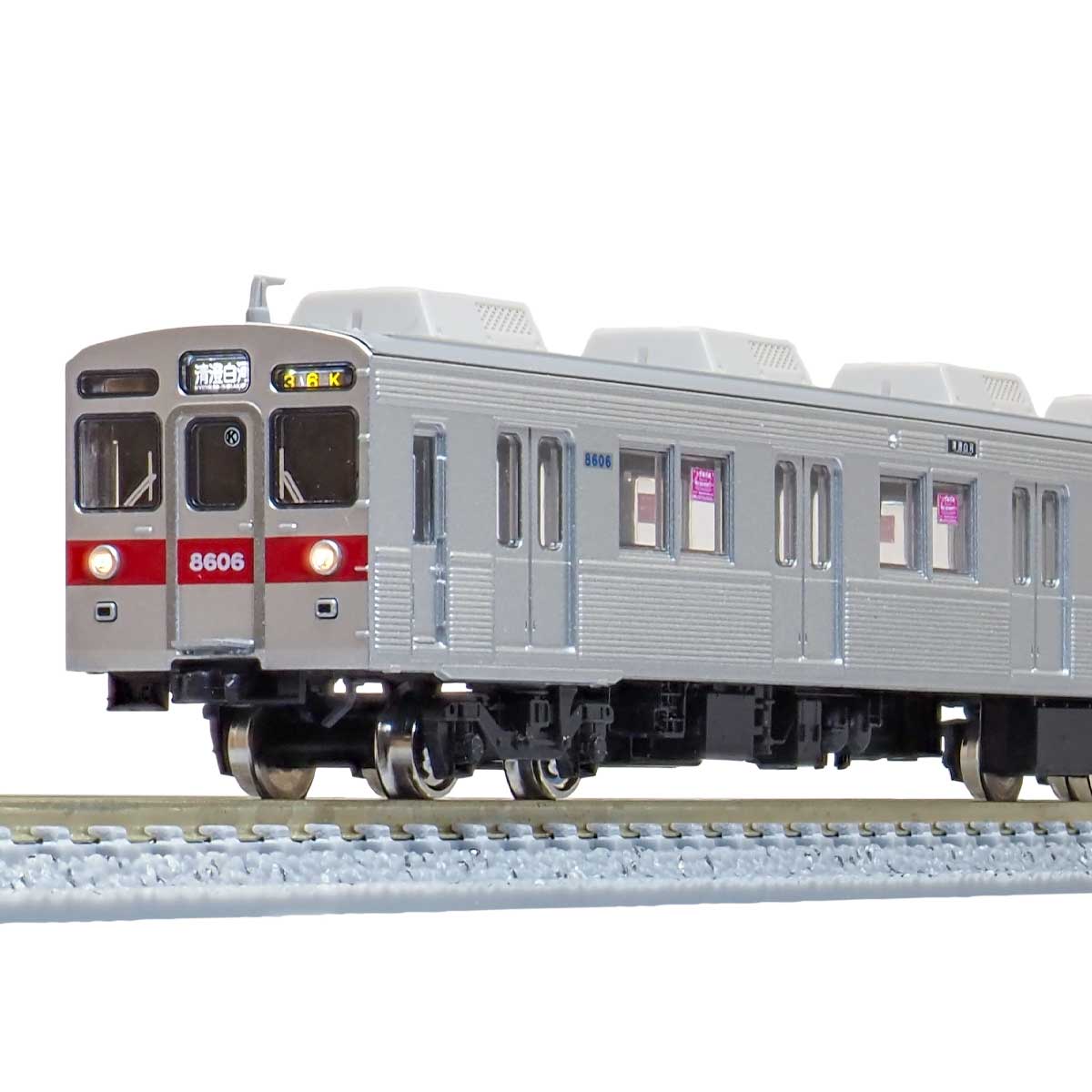 31539＞東急電鉄8500系（8606編成・黄色テープ付き）基本4両編成セット