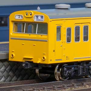 18038＞国鉄（JR）103系＜高運・非ATC車・カナリア＞ 先頭2両ボディ