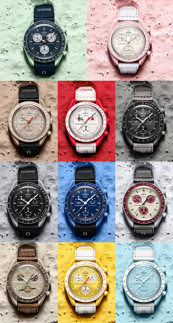 オメガ(OMEGA) 2022新作 オメガがスウォッチとコラボレーション。11種