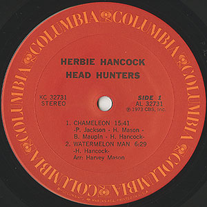 Herbie Hancock / Head Hunters(LP) / Columbia 1973 USオリジナル盤