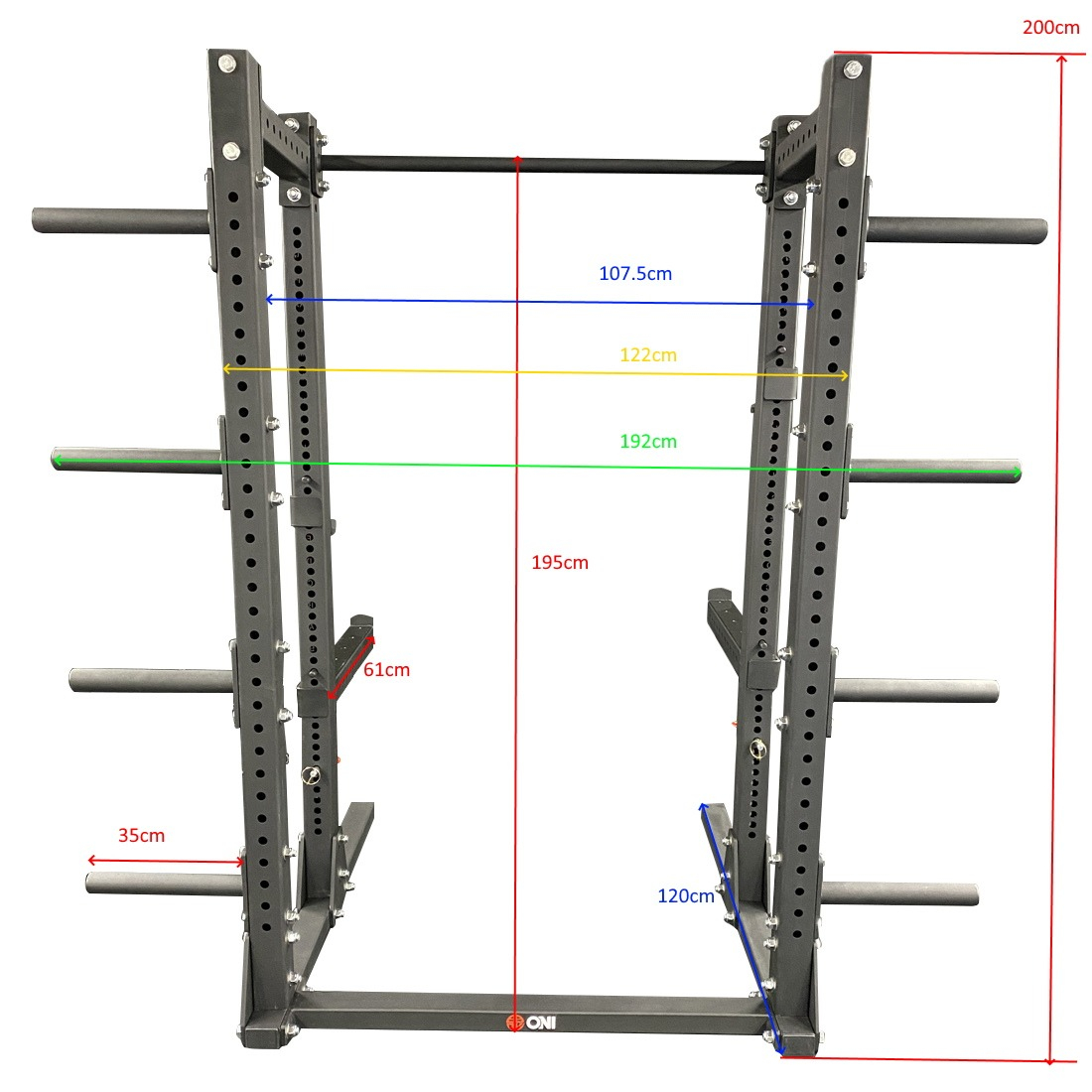 ハーフラック（ONI）-ジムガレージ