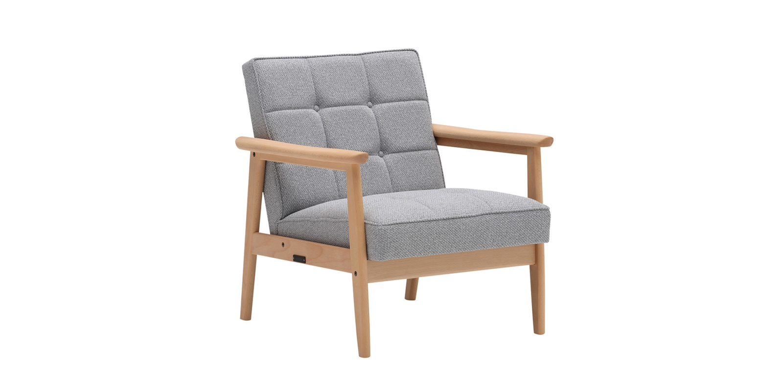 カリモク60 Kチェア 1シーター・ミストグレー | D&DEPARTMENT