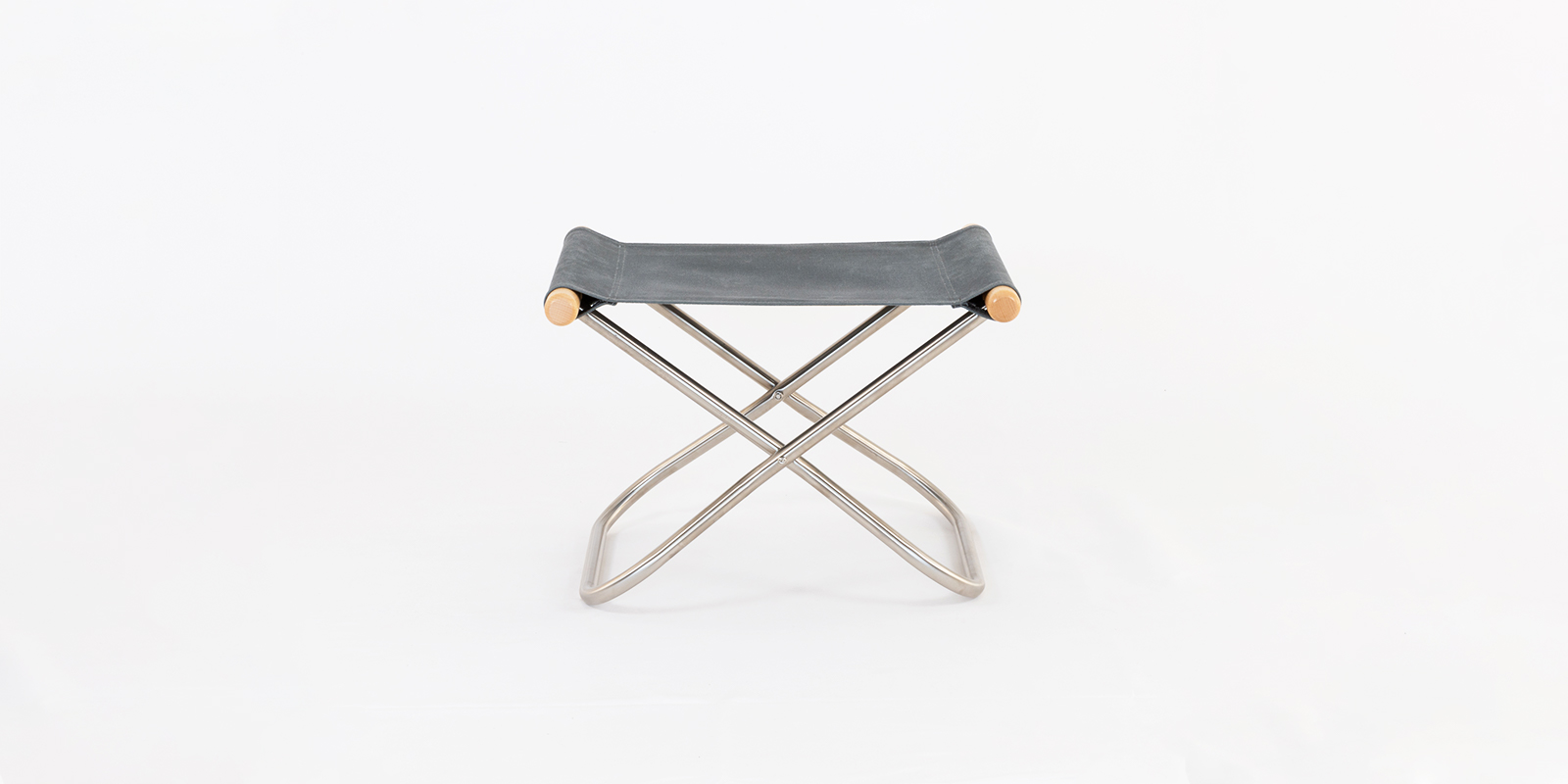 ニーチェアエックス オットマン・ナチュラル × グレー【2月中旬出荷