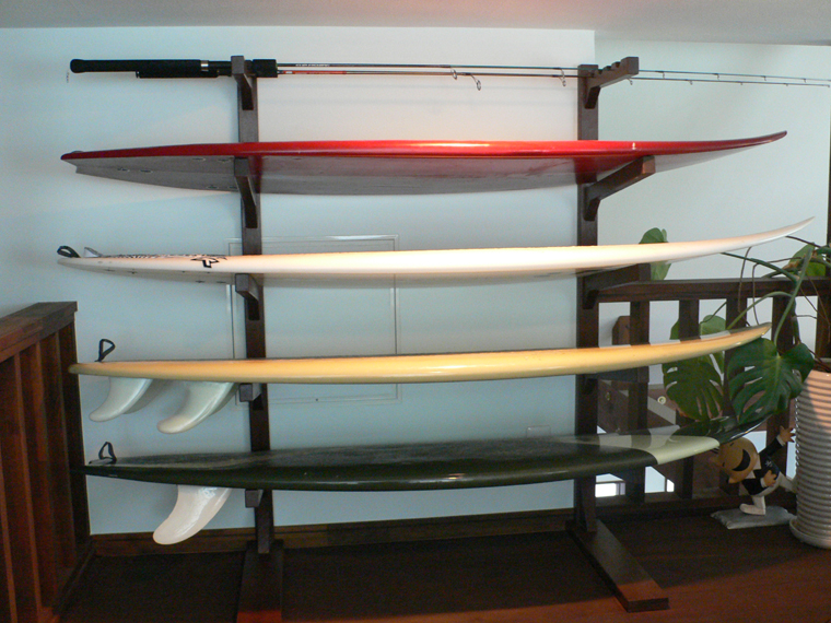 横置きサーフボードラック｜ボードラック/ホルダー｜LIVING BY THE SEA