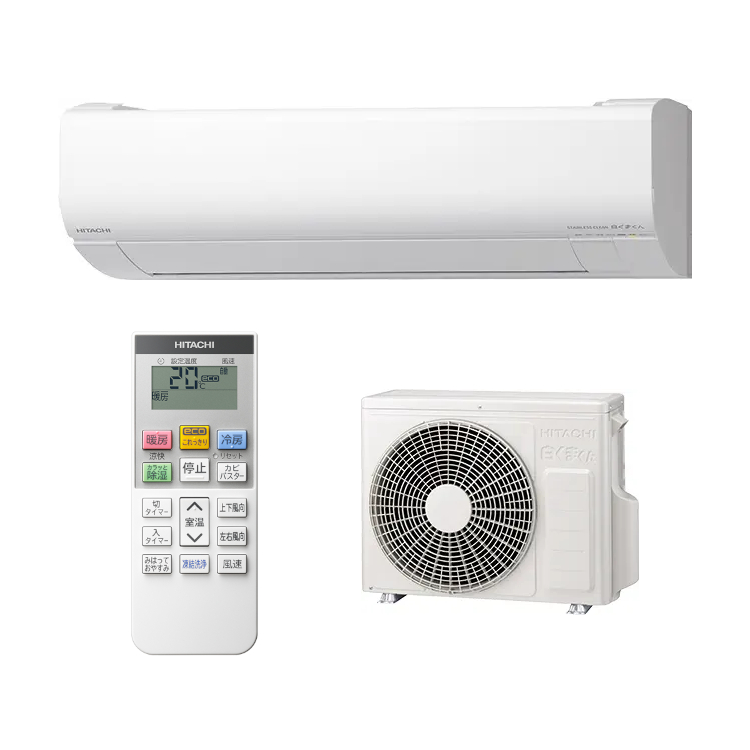 HITACHI(日立) 2.2kW 主に6畳用 ルームエアコン 『白くまくん VJ