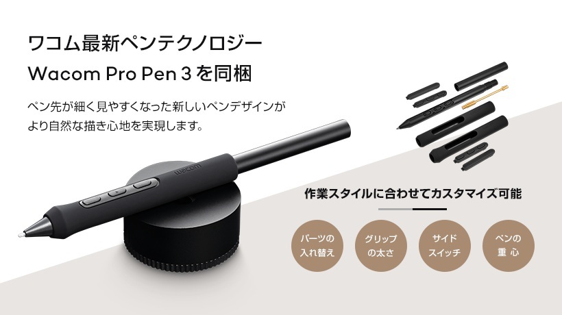 ☆WACOM / ワコム ペンタブレット Intuos Pro medium PTK670K0C