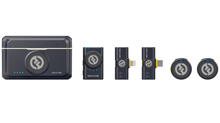 Hollyland LARK M2 DUO 2 Person Wireless Combo Microphone System