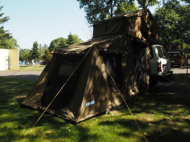 アドベンチャーキングス ルーフトップテント6人用アネックス付
