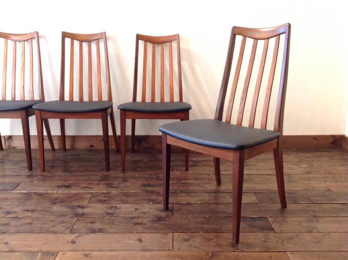 ジープラン ダイニングチェア 1脚（縦バー）G-Plan Dining Chair