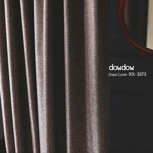 イタリアン モダン】ラグジュアリーな無地の遮光カーテン【RX-3373