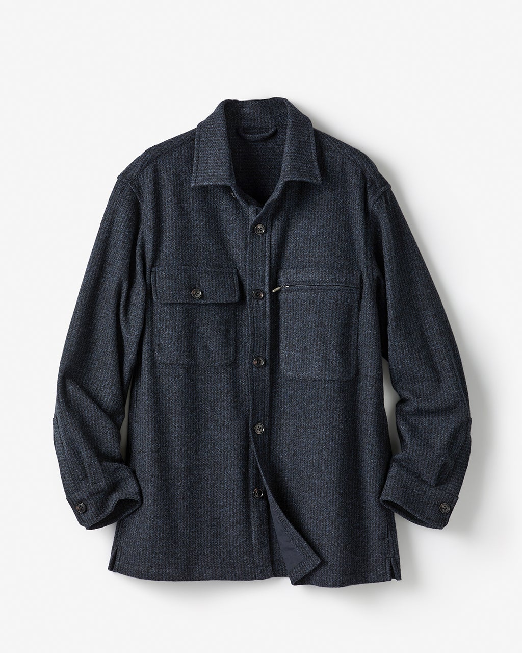 ウール混ぬくもりシャツジャケット/DoCLASSE