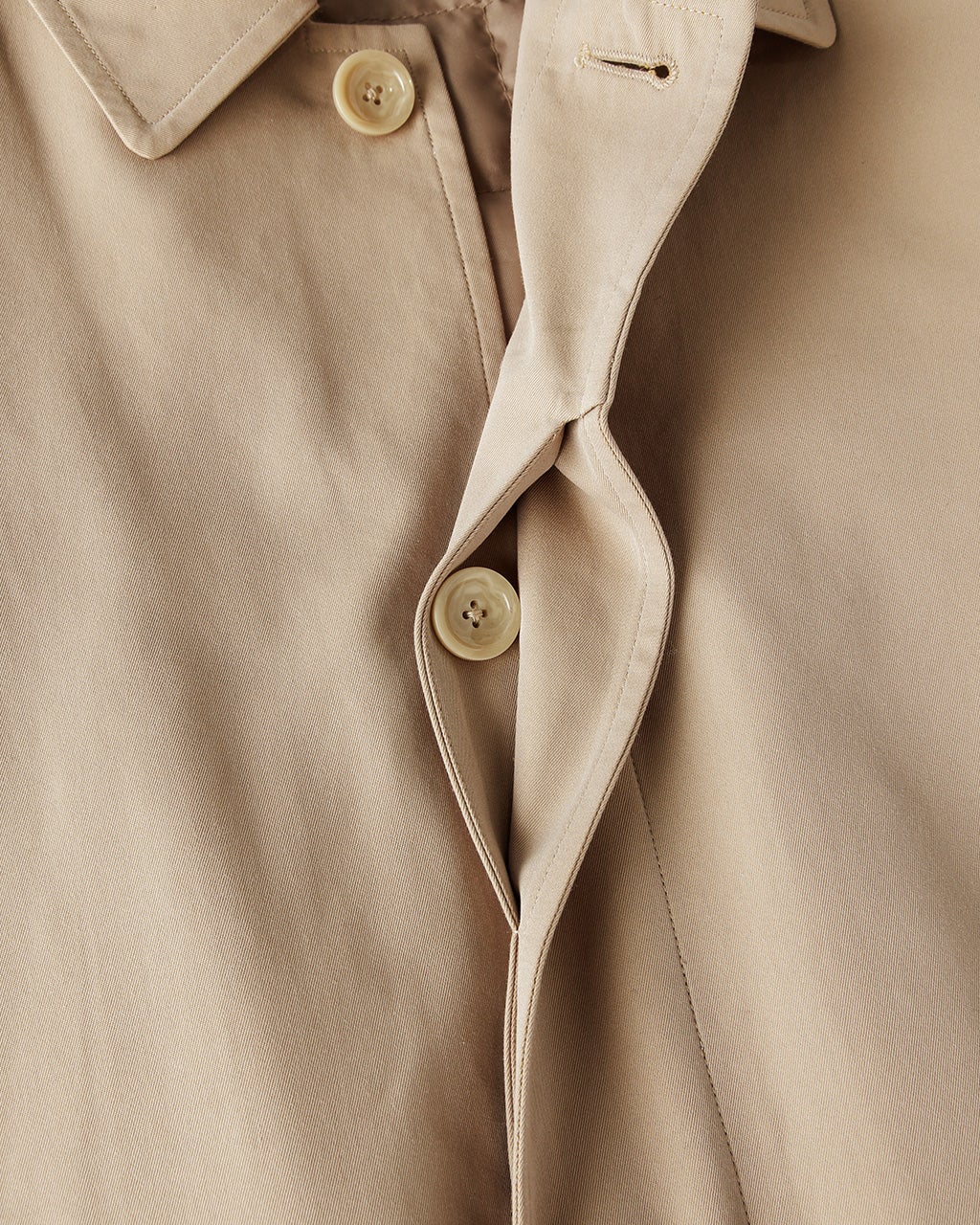 シャンブレーギャバ・ステンカラー2wayコート/DoCLASSE