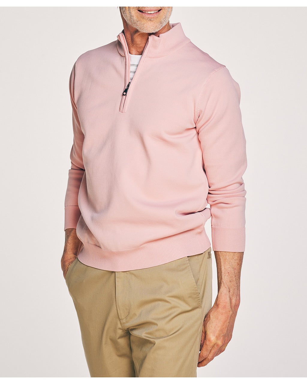 エアーライトニット・ハーフジップ/DoCLASSE