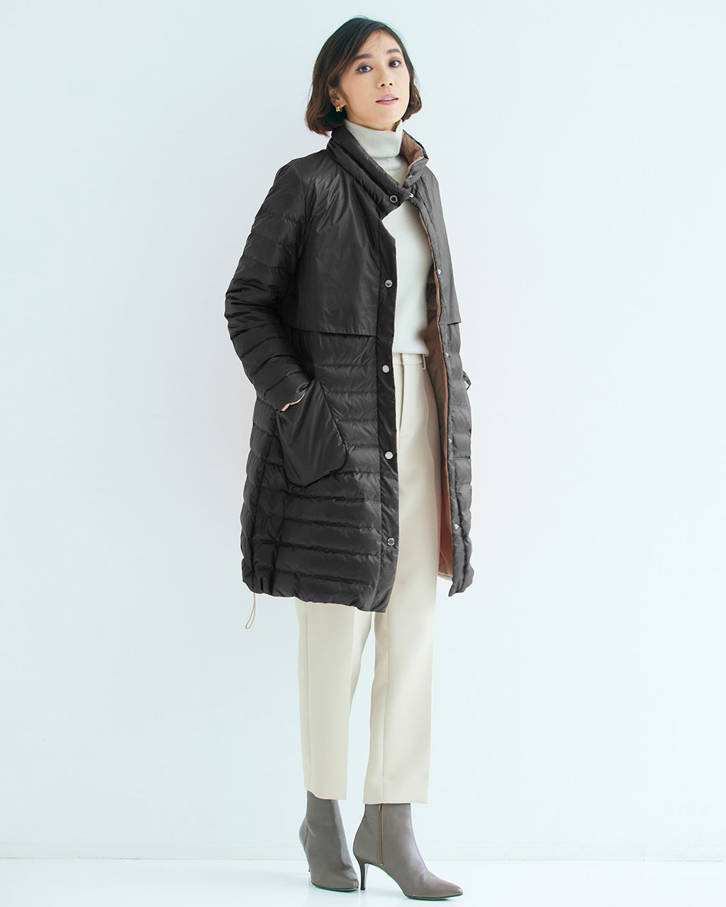 AIRダウン・リバーシブルコート/DoCLASSE