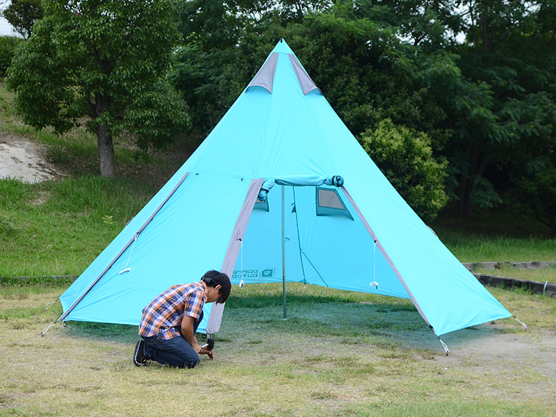 販売終了】2ルームワンポールテント - DOD（ディーオーディー）【公式