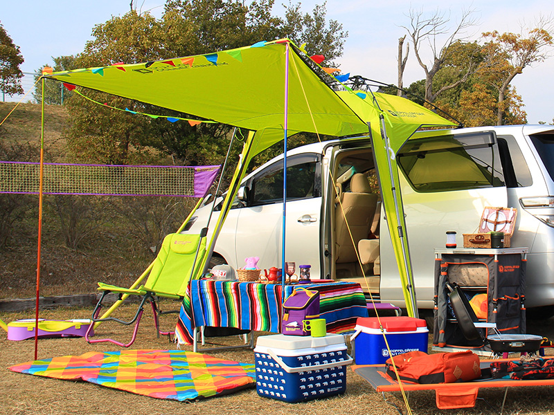 販売終了】ワンタッチカーサイドタープ TT3-207 - DOD（ディーオー