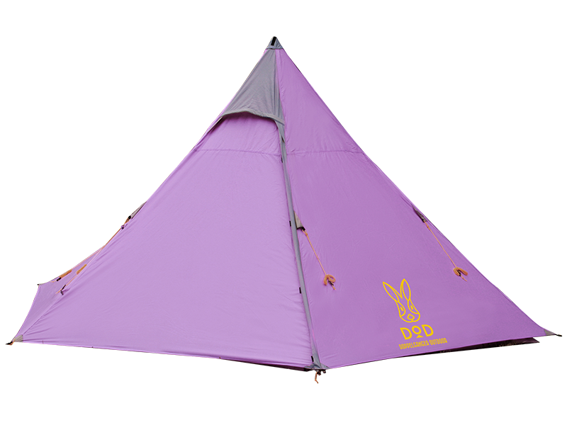 販売終了】ワンポールテント（パープル・5人用） - DOD（ディーオー