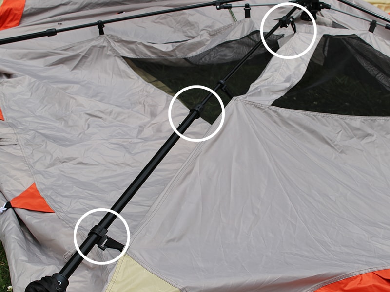 販売終了】コネクタブルスクリーンタープ2（ベージュ/グレー/オレンジ