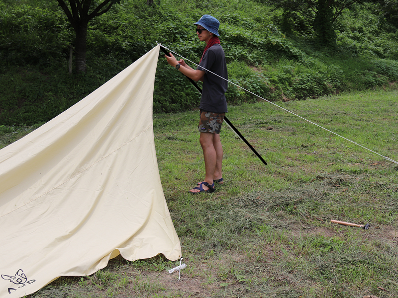 販売終了】ヘーキサタープ（ブラック） TT5-582-BK - DOD（ディーオー