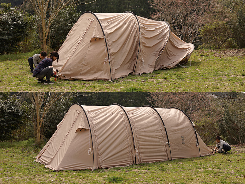 販売終了】カマボコテントミニ（ベージュ） T3-488 - DOD（ディーオー