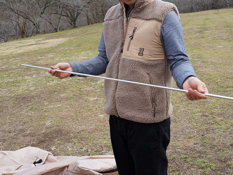 販売終了】ワンタッチカンガルーテント用フライシートS（タン） TF2