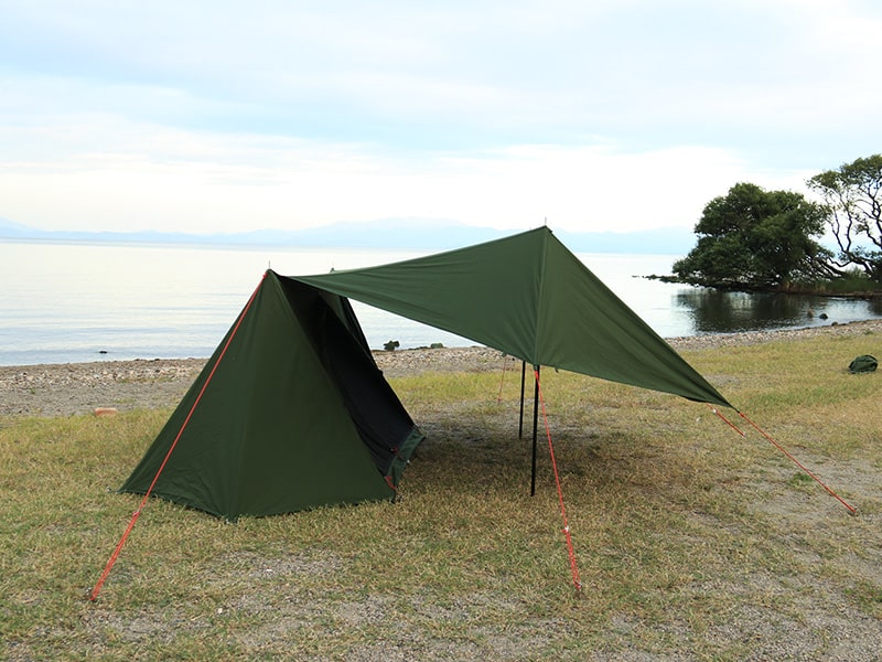 販売終了】パップフーテント2（カーキ） T2-670-KH - DOD（ディーオー