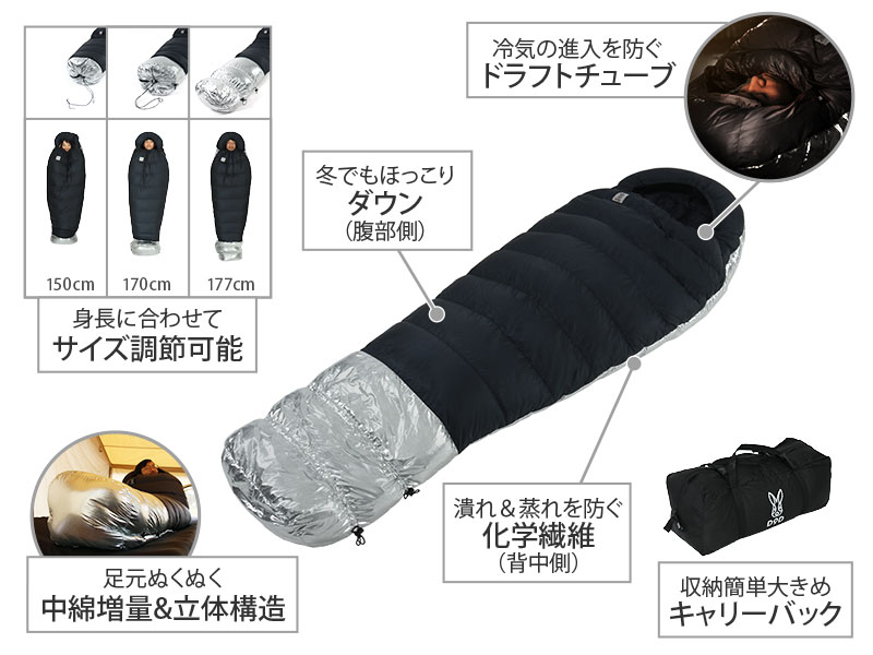 販売終了】ギンノタラコ（ブラック） S1-666-BK - DOD（ディーオー