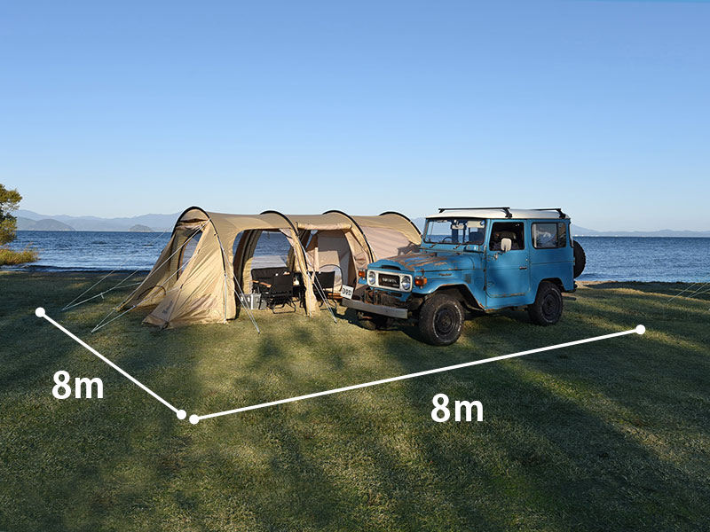 販売終了】カマボコテント3M（カーキ） T5-689-KH - DOD（ディーオー