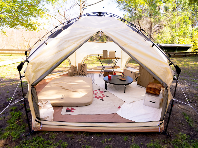 でかキノコテント - DOD（ディーオーディー）【公式ブランドサイト】