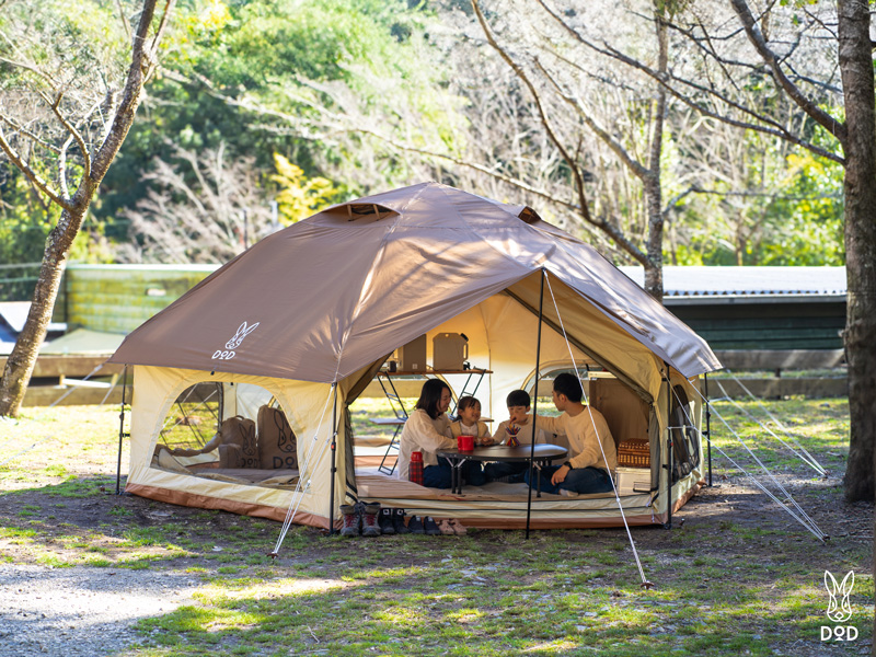 でかキノコテント - DOD（ディーオーディー）【公式ブランドサイト】