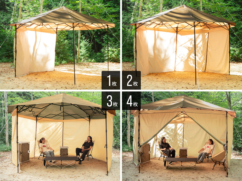 でかキノコタープ TT5-074-BR - DOD（ディーオーディー）【公式