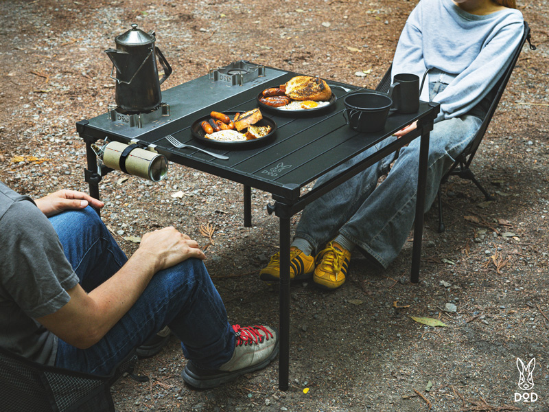 チュウキチテーブル（ブラック） TB2-108-BK - DOD（ディーオーディー