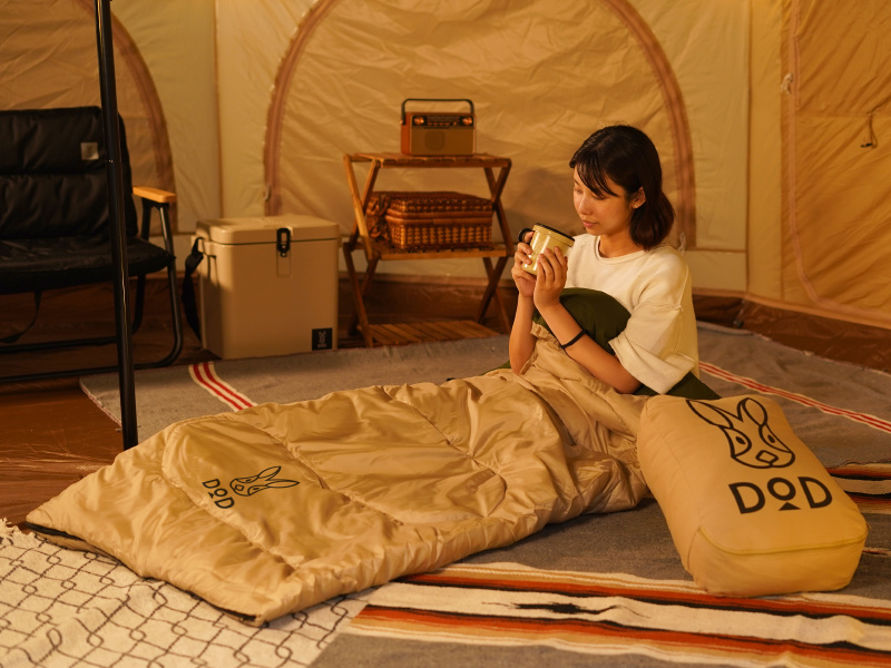 DODスタッフの寝袋事情も大公開。自分に合った寝袋選びのポイント