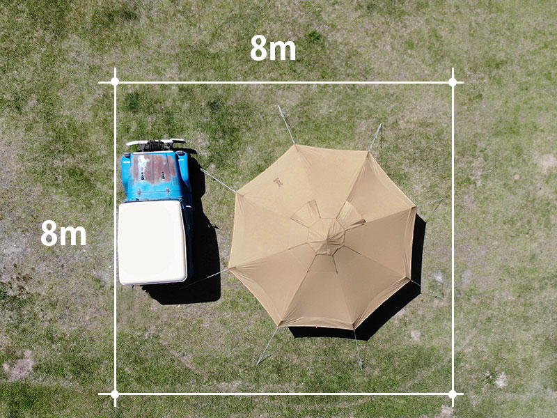タケノコテント2（タン） T8-795-TN - DOD（ディーオーディー）【公式