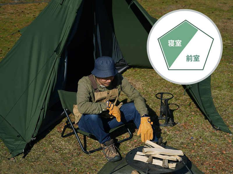 ムシャテント（カーキ） T1-819-KH - DOD（ディーオーディー）【公式