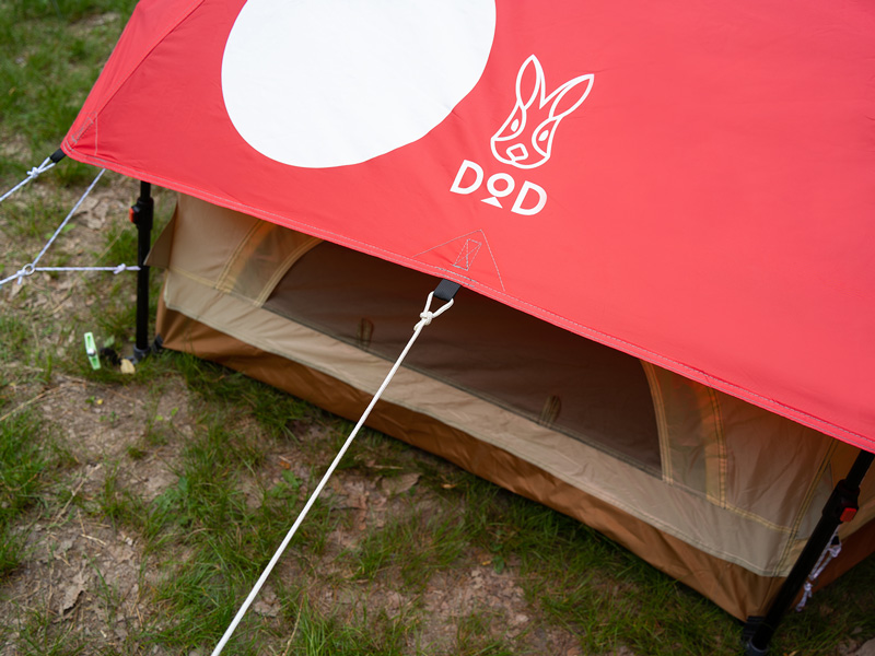 ミニキノコテント（レッド） T2-930-RD - DOD（ディーオーディー