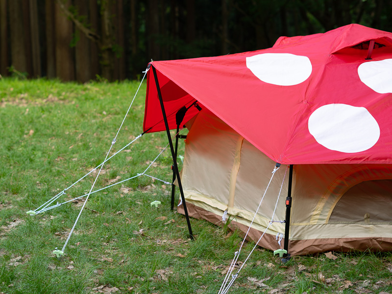 ミニキノコテント（レッド） T2-930-RD - DOD（ディーオーディー