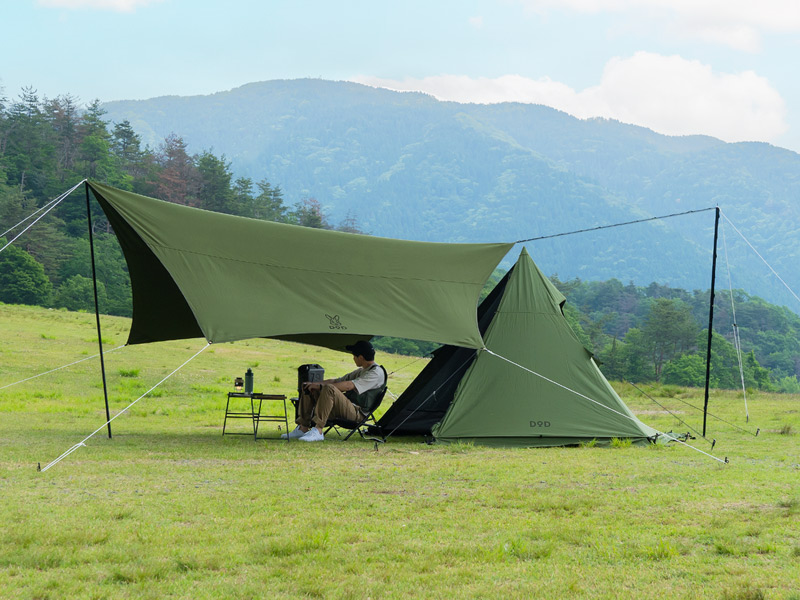 いつかのタープTC（カーキ） TT5-919-KH - DOD（ディーオーディー