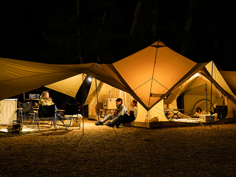 マルチキッチンテーブル（タン） TB1-38-TN - DOD（ディーオーディー