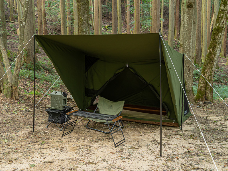 タキビチェア（カーキ ）C1-597‐KH - DOD（ディーオーディー）【公式