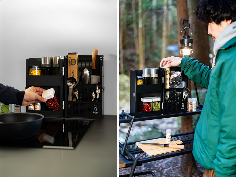 シェフレルシェルフLITE（ブラック） - DOD（ディーオーディー）【公式