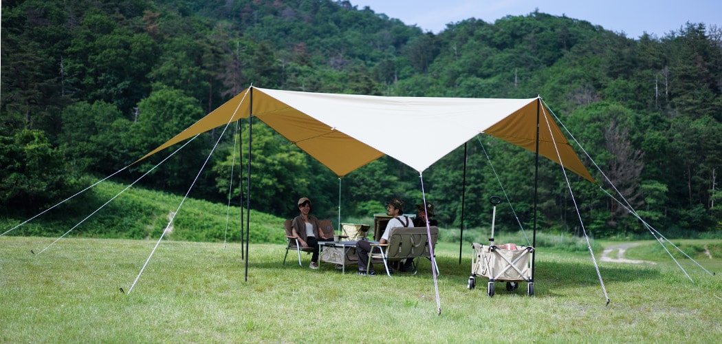 タープ製品一覧 - DOD公式サイト（ディーオーディー）：キャンプ用品