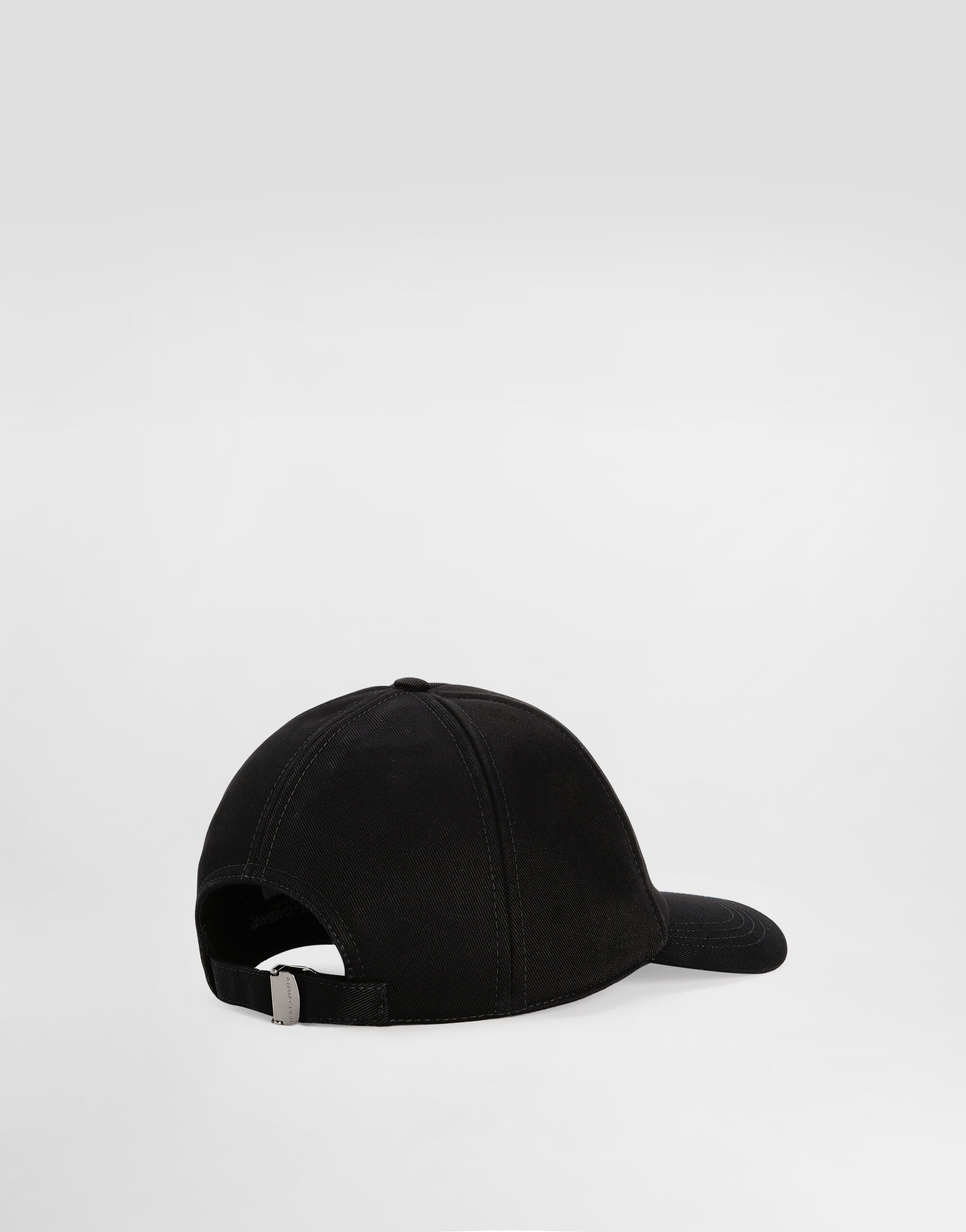 Cotton baseball cap with DG embroidery in Black for Men