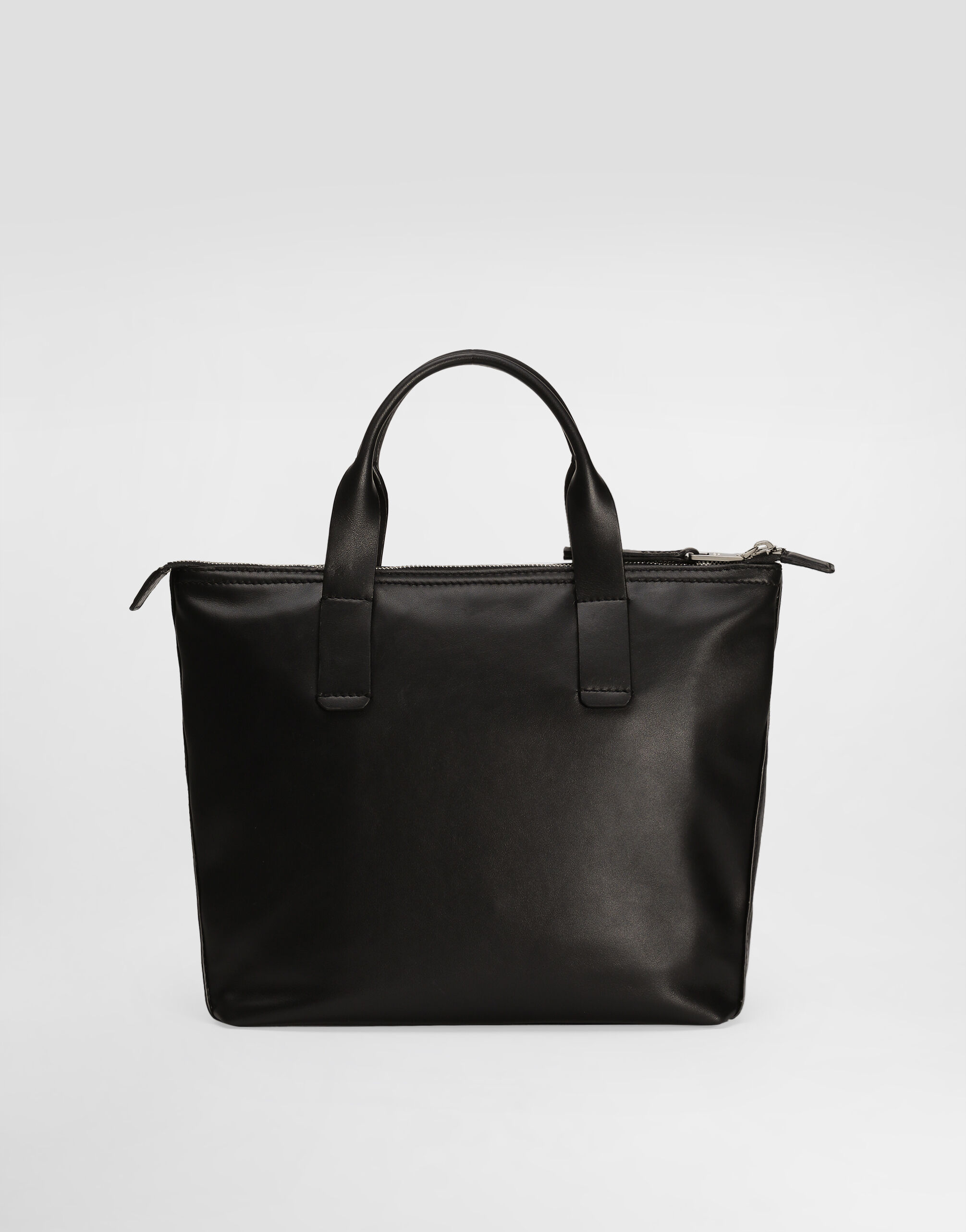 Blackのメンズ スモールカーフスキン ショッピングバッグ | Dolce&Gabbana®