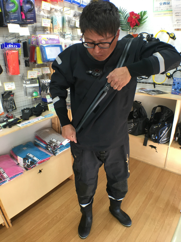 アポロ製のシェルドライスーツが完成！フルオーダー対応可能 | 日記