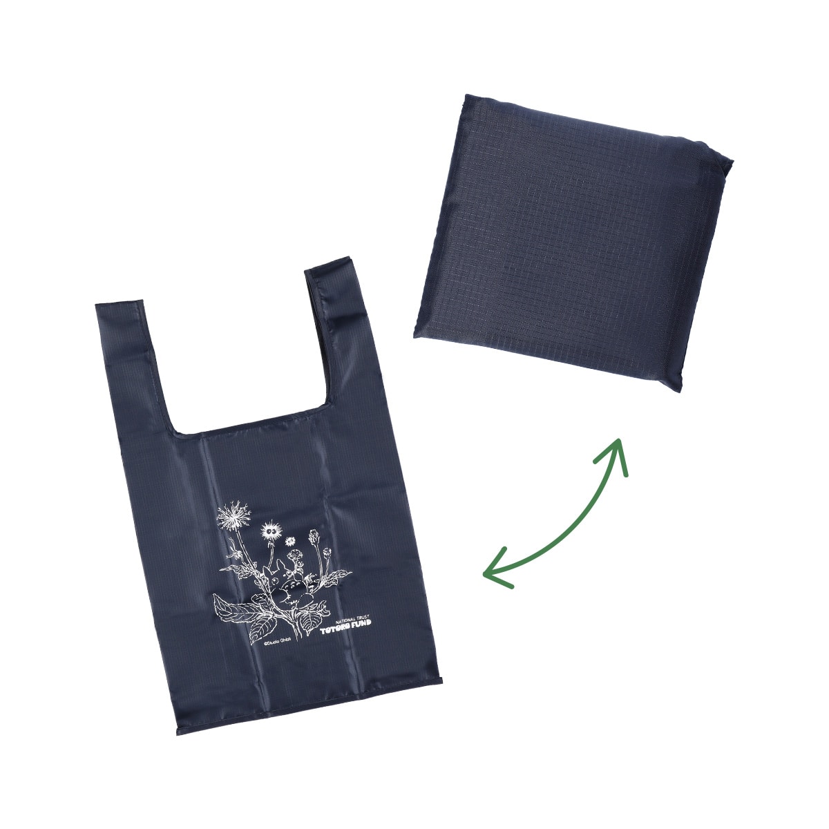 トトロファンドグッズ 折りたたみエコバッグ（センダングサ） [B-162