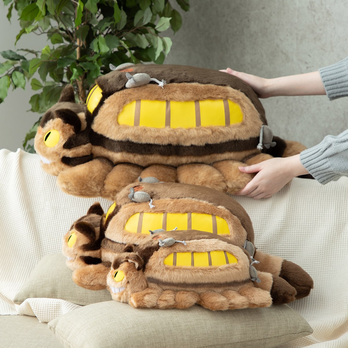 となりのトトロ ぬいぐるみ ネコバス 特大 | どんぐり共和国そらのうえ店