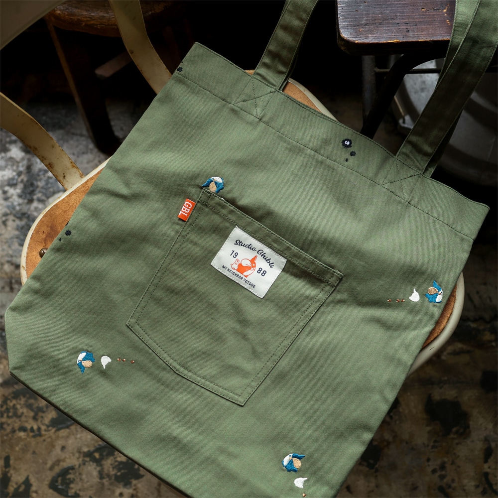 GBL】となりのトトロ 刺繍トートバッグ おとしもの | どんぐり共和国