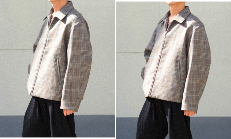 Vol.3438 【AURALEE ：DOUBLE FACE CHECK ZIP BLOUSON 】｜AUBERGE