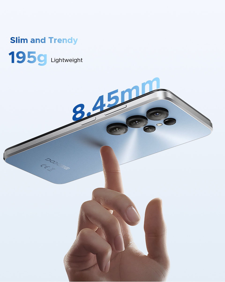 DOOGEE Note56X - 8.45mm Slim Android 16 Smartphone | 6150mAh, 90Hz